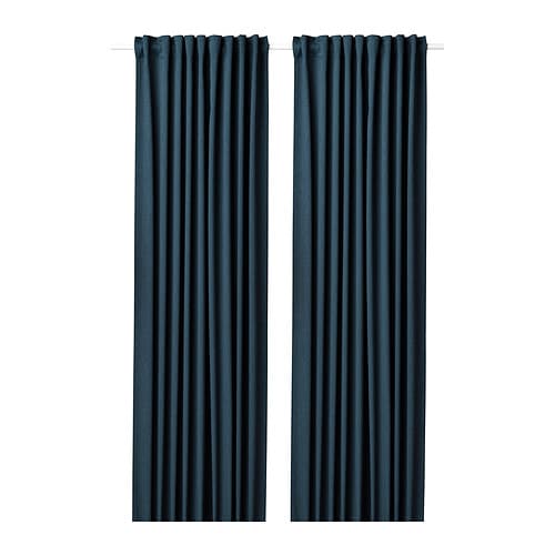 IKEA BLÅHUVA black-out curtains, 1 pair Model Image