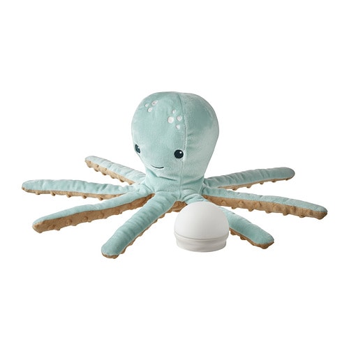 IKEA BLÅVINGAD soft toy with LED nightlight Model Image