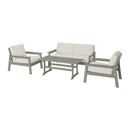 IKEA BONDHOLMEN 4-seat conversation set, outdoor Model Image