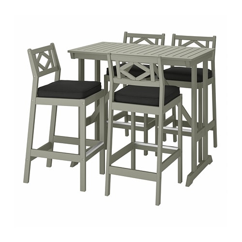 IKEA BONDHOLMEN bar table and 4 bar stools Model Image