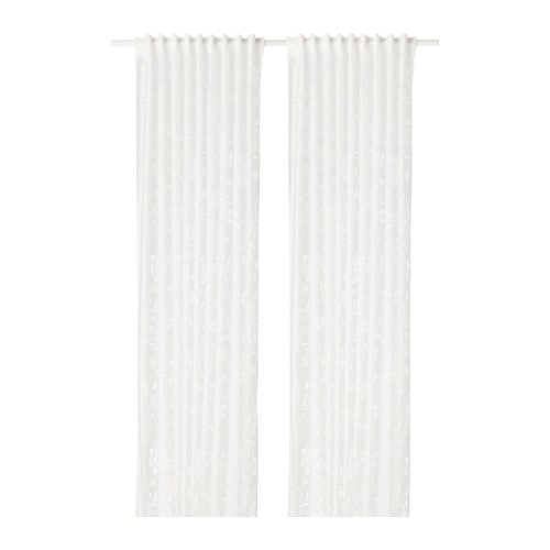 IKEA BORGHILD sheer curtains, 1 pair Model Image