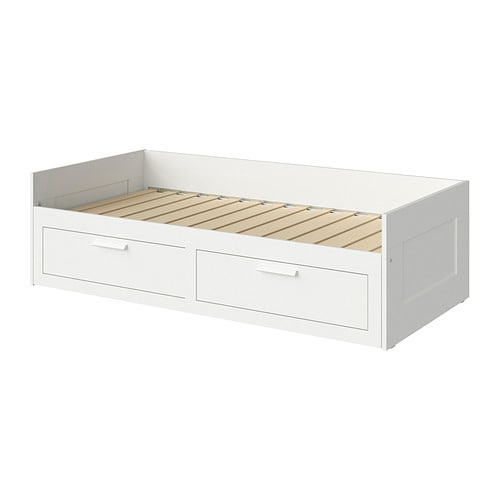 IKEA BRIMNES daybed frame with 2 drawers Model Image