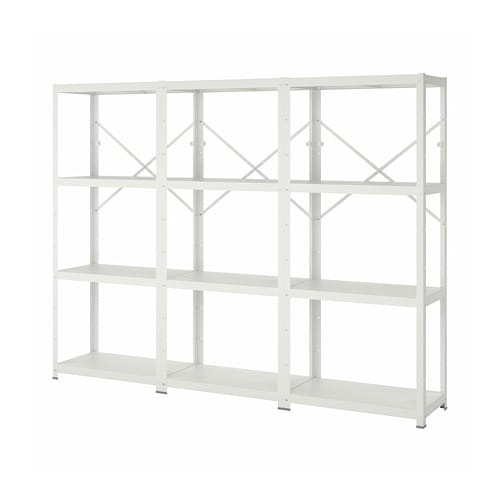 IKEA BROR 3 section shelving unit Model Image