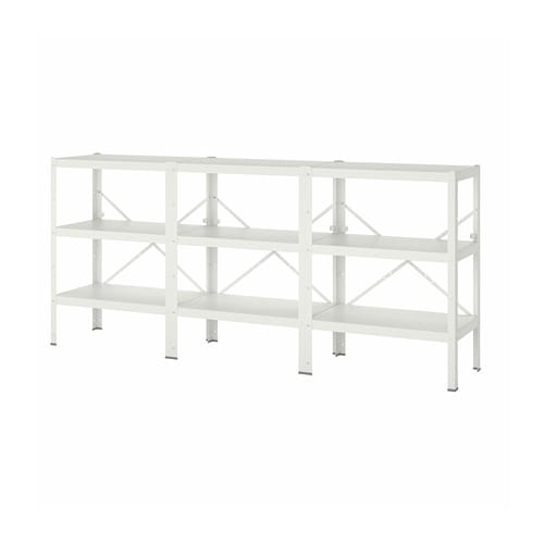 IKEA BROR 3 section shelving unit Model Image