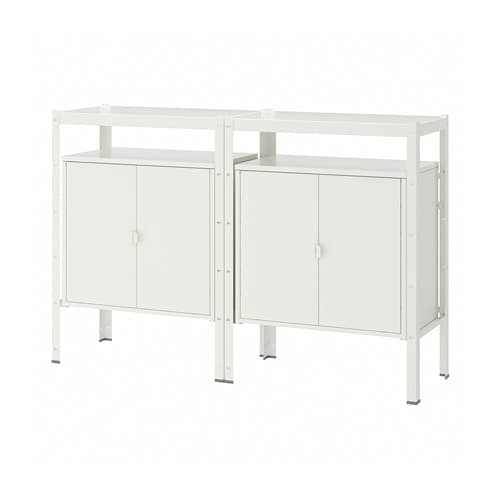 IKEA BROR shelving unit with cabinets Model Image