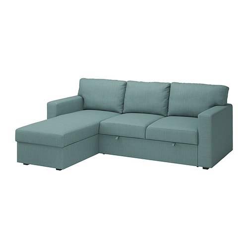 IKEA BÅRSLÖV 3-seat sleeper sofa with chaise Model Image