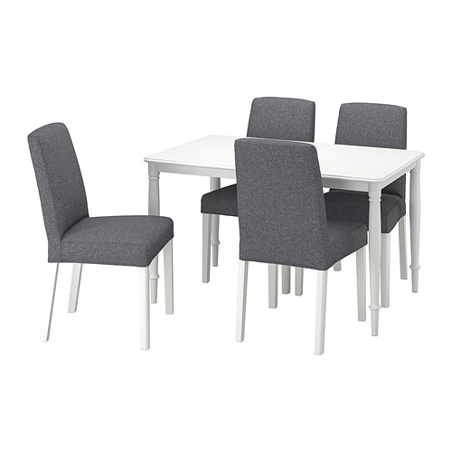 IKEA DANDERYD / BERGMUND table and 4 chairs Model Image