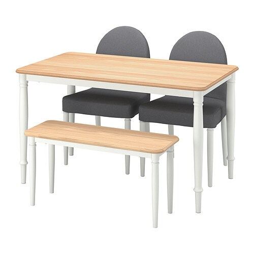 IKEA DANDERYD / DANDERYD table with 2 chairs and bench Model Image