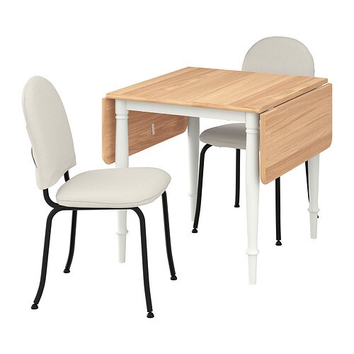 IKEA DANDERYD / EBBALYCKE table and 2 chairs Model Image