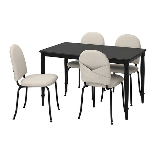 IKEA DANDERYD / EBBALYCKE table and 4 chairs Model Image