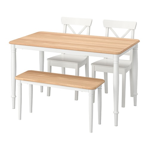 IKEA DANDERYD / INGOLF table with 2 chairs and bench Model Image