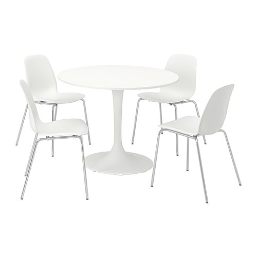 IKEA DOCKSTA / LIDÅS table and 4 chairs Model Image