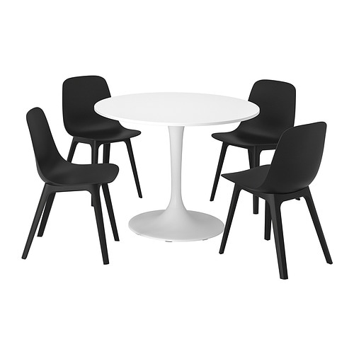 IKEA DOCKSTA / ODGER table and 4 chairs Model Image