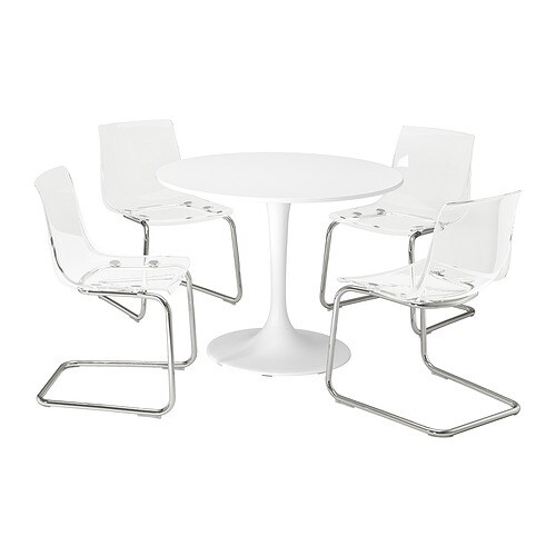 IKEA DOCKSTA / TOBIAS table and 4 chairs Model Image