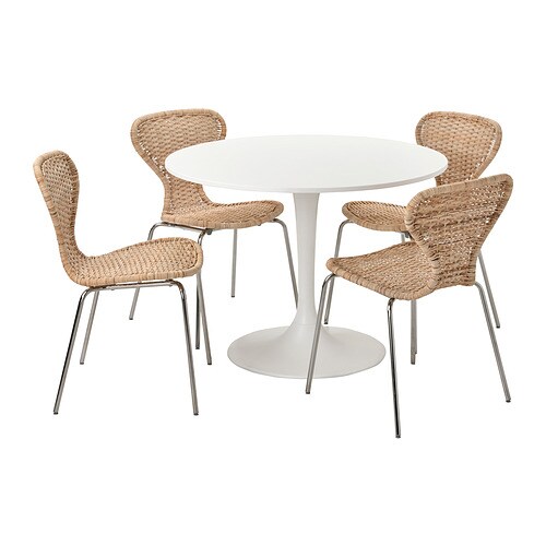 IKEA DOCKSTA / ÄLVSTA table and 4 chairs Model Image