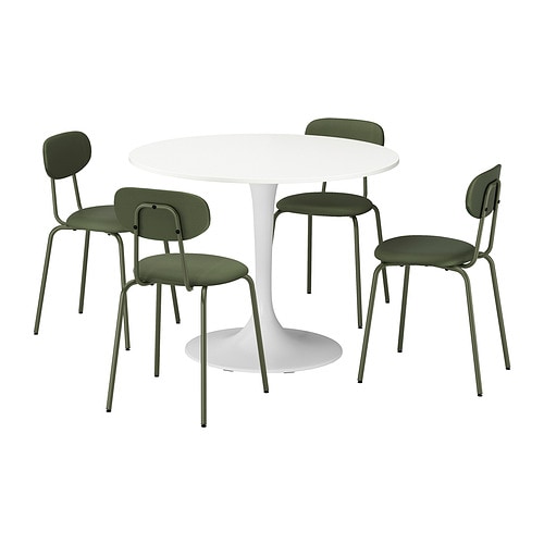 IKEA DOCKSTA / ÖSTANÖ table and 4 chairs Model Image