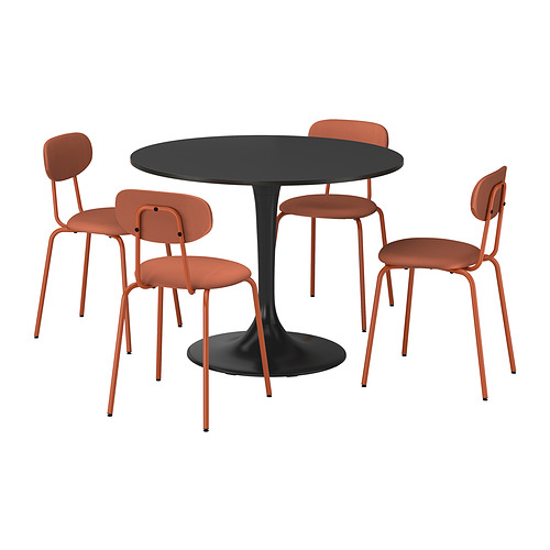IKEA DOCKSTA / ÖSTANÖ table and 4 chairs Model Image