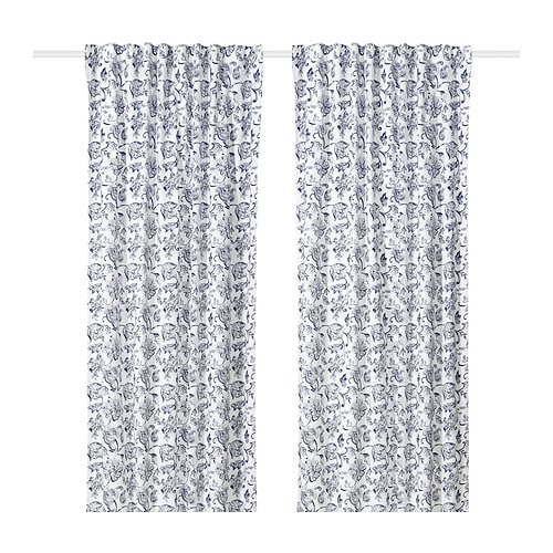 IKEA DOVREFIBBLOR curtains, 1 pair Model Image