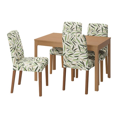 IKEA EKEDALEN / BERGMUND table and 4 chairs Model Image