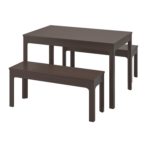 IKEA EKEDALEN / EKEDALEN table and 2 benches Model Image