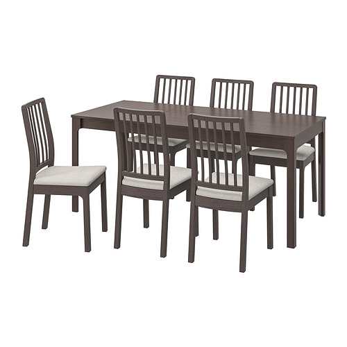 IKEA EKEDALEN / EKEDALEN table and 6 chairs Model Image