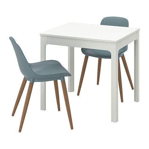 IKEA EKEDALEN / GRÖNSTA table and 2 chairs Model Image