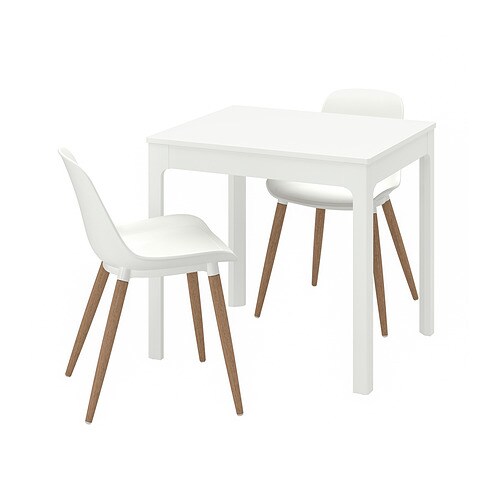 IKEA EKEDALEN / GRÖNSTA table and 2 chairs Model Image