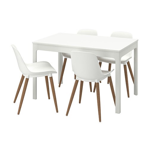 IKEA EKEDALEN / GRÖNSTA table and 4 chairs Model Image