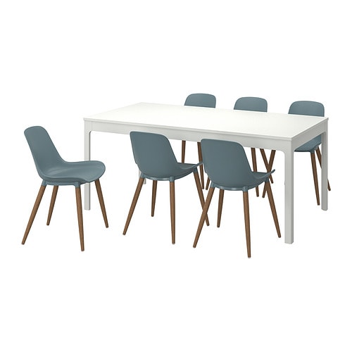 IKEA EKEDALEN / GRÖNSTA table and 6 chairs Model Image