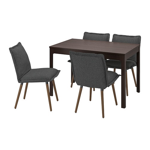 IKEA EKEDALEN / KLINTEN table and 4 chairs Model Image