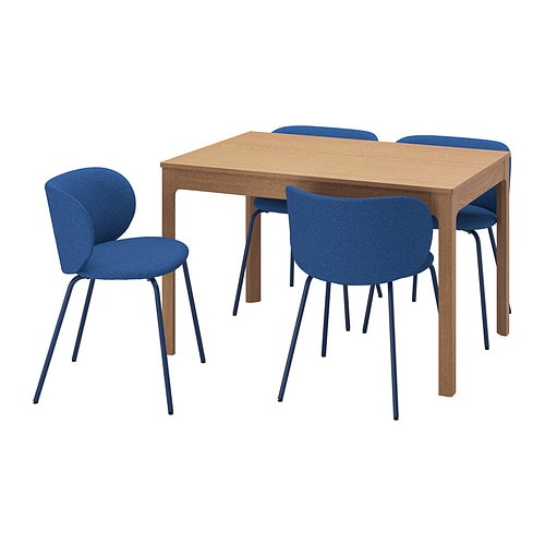 IKEA EKEDALEN / KRYLBO table and 4 chairs Model Image