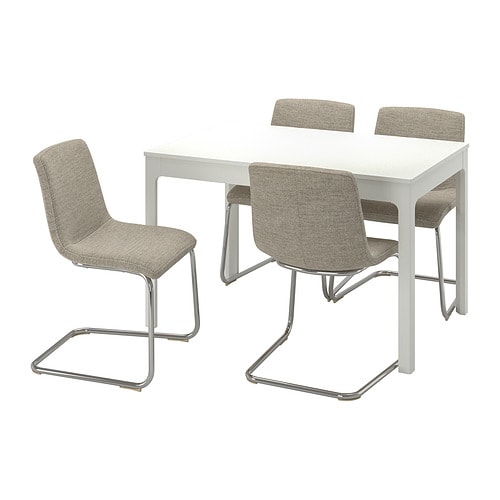 IKEA EKEDALEN / LUSTEBO table and 4 chairs Model Image