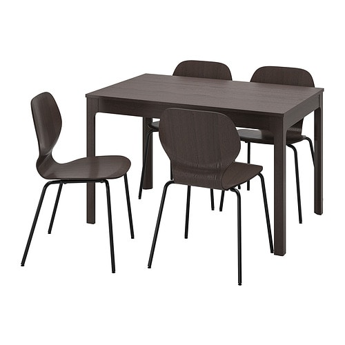 IKEA EKEDALEN / SIGTRYGG table and 4 chairs Model Image