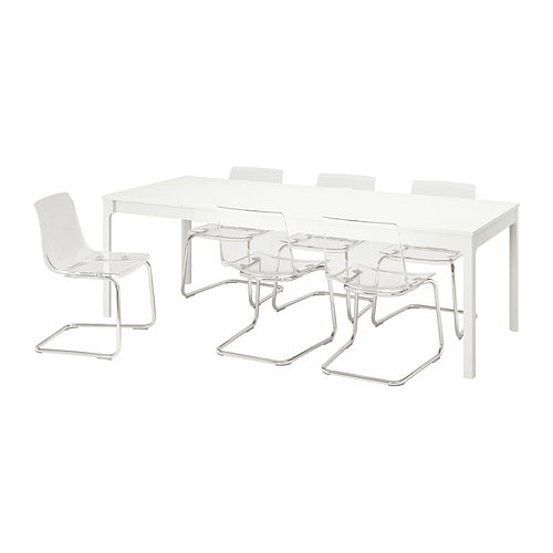 IKEA EKEDALEN / TOBIAS table and 6 chairs Model Image