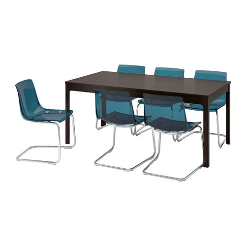 IKEA EKEDALEN / TOBIAS table and 6 chairs Model Image