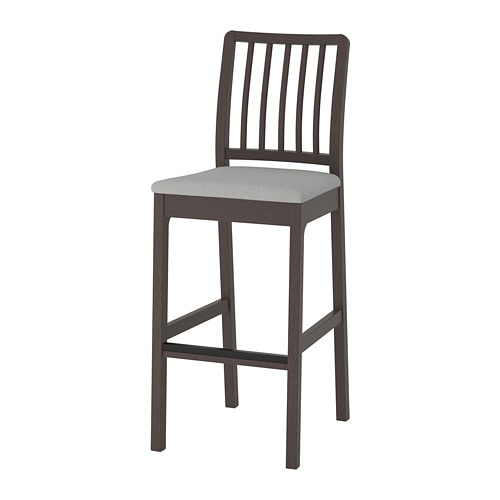 IKEA EKEDALEN bar stool with backrest Model Image