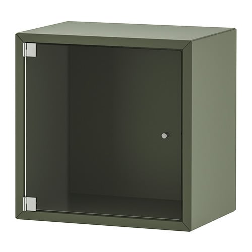 IKEA EKET wall cabinet with glass door Model Image