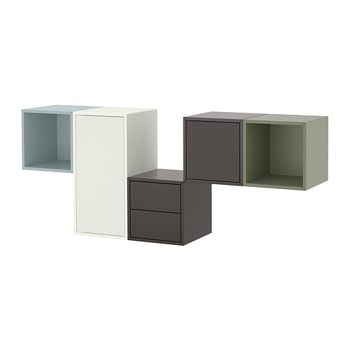 IKEA EKET wall-mounted cabinet combination Model Image