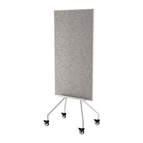 IKEA ELLOVEN whiteboard/noticeboard with casters Model Image