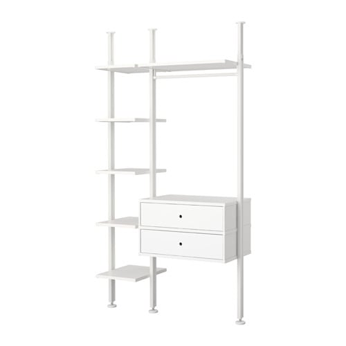 IKEA ELVARLI wardrobe combination Model Image