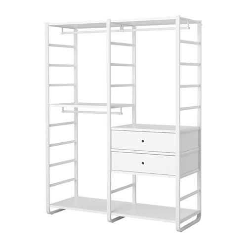 IKEA ELVARLI wardrobe combination Model Image