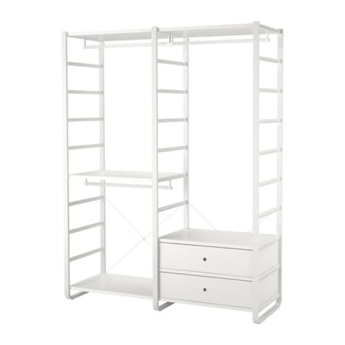 IKEA ELVARLI wardrobe combination Model Image