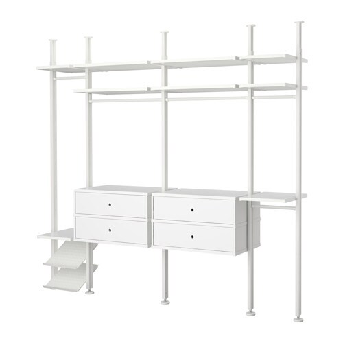 IKEA ELVARLI wardrobe combination Model Image