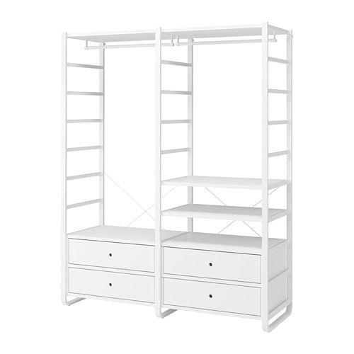 IKEA ELVARLI wardrobe combination Model Image