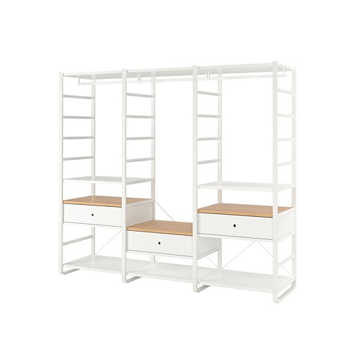 IKEA ELVARLI wardrobe combination Model Image