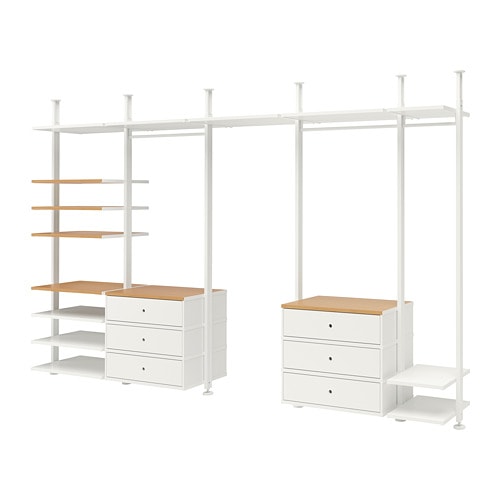 IKEA ELVARLI wardrobe combination Model Image