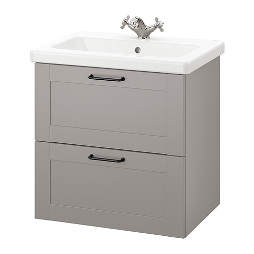 IKEA ENHET / TVÄLLEN sink cabinet with 2 drawers Model Image