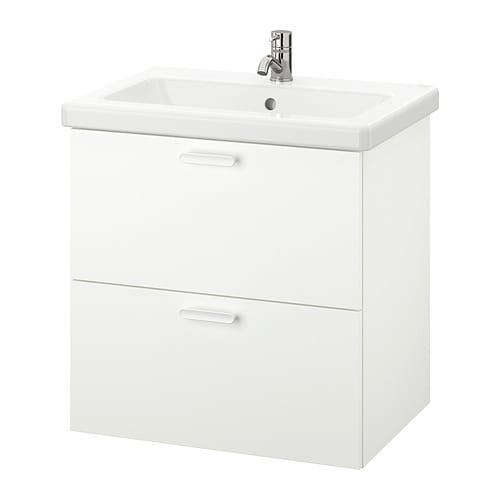 IKEA ENHET / TVÄLLEN sink cabinet with 2 drawers Model Image