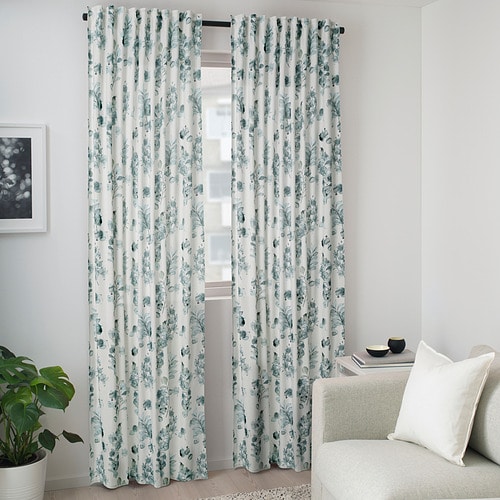 IKEA EVERESTBJÖRK curtains, 1 pair Model Image