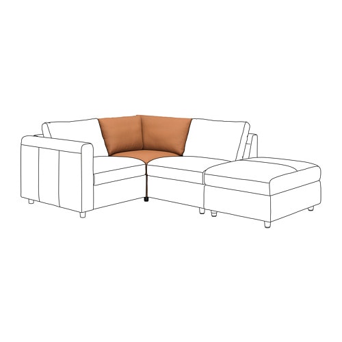 IKEA FINNALA corner section Model Image